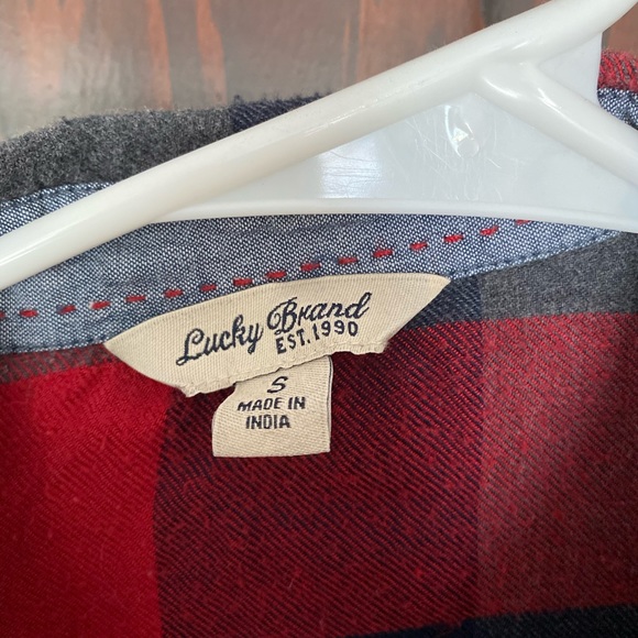 Lucky Brand Plaid Flannel - Picture 3 of 3